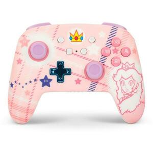 Enhanced Wireless Nintendo Switch Princess Peach Plaid (NSGP0255-01) kép