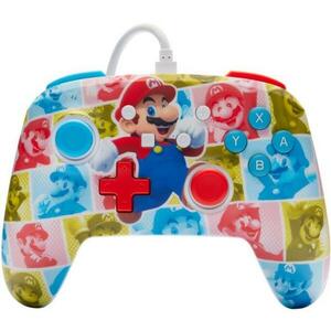 Enhanced Wired Controller for Nintendo Switch Super Mario Hero Reel (NSGP0282-01) kép