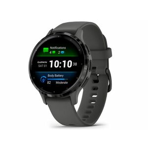 GARMIN Venu 3S okosóra szürke, szilikon szíjjal (505363) kép