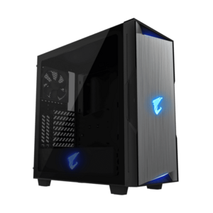 GIGABYTE AORUS C300 Glass PC ház, Táp nélküli (GB-AC300G) fekete kép