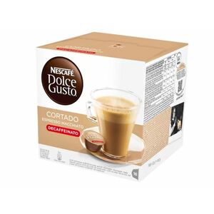 Nescafe DOLCE GUSTO Cortado Decaffeinato, koffeinmentes kávé kapszula, 16db kép