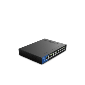 Linksys LGS108P 8-portos üzleti asztali gigabites PoE+ switch (LGS108P-EU) kép