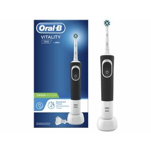 Oral-B D100 Vitality elektromos fogkefe CrossAction fejjel, fekete (10PO010201) kép