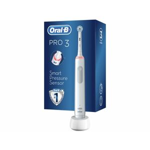 Oral-B PRO3 3000 elektromos fogkefe Sensitive Clean fejjel, fehér (10PO010311) kép