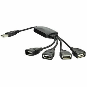 AKYGA 4portos USB2.0 HUB (AK-AD-13) fekete kép