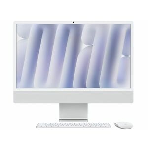 Apple IMac 24 (2024) - M4 10C CPU/10C GPU - 16GB/512GB (MWUV3MG/A) Silver kép