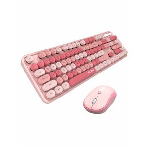 MOFII Sweet Plus vezeték nélküli Mechanikus billentyűzet + egér csomag - pink kép