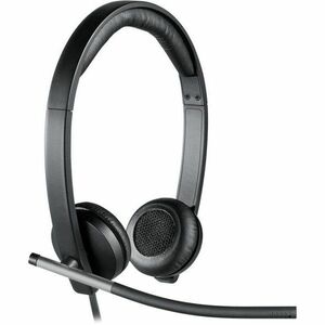 LOGITECH H650E sztereó Headset Mikrofonnal (981-000519) Fekete kép