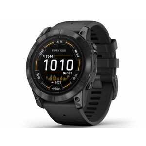 GARMIN Epix Pro Gen 2 okosóra szürke, fekete szilikon szíjjal (010-02804-21) kép