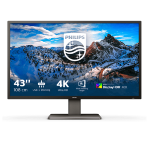 PHILIPS 439P1 42, 51 4K VA monitor (439P1/00) kép