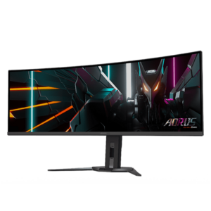 Gigabyte AORUS CO49DQ 49 Dual-QHD OLED 144Hz ívelt gaming monitor kép