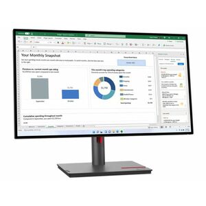 LENOVO ThinkVision P27h-30 27 QHD IPS monitor (63A1GAT1EU) kép