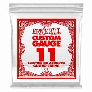 Ernie Ball 1018 Plain Steel Single .011 kép