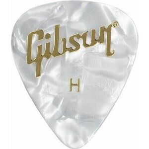 Gibson Pearloid Guitar Picks White Heavy kép