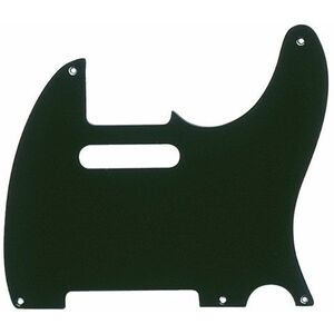 Fender Pickguard, Telecaster, 5-Hole Mount, Black, 1-Ply kép