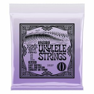 Ernie Ball Concert & Tenor Ukulele Strings Wound G Black kép