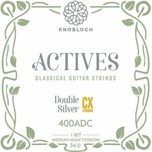 Knobloch ACTIVES Double Silver CX Carbon Medium-High Tension 34.0 kép