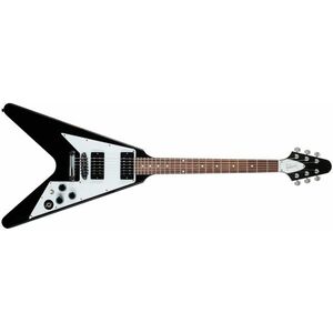 Gibson CS 1979 Flying V Kirk Hammett Ebony Murphy Lab Replica Aged kép