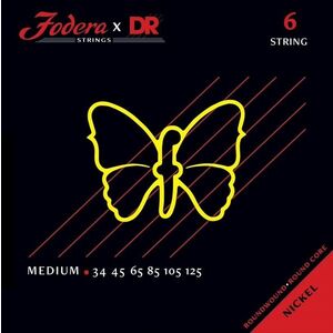 DR Strings Fodera Nickel 6 Medium 34125 kép