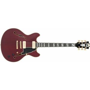 D'Angelico Deluxe DC Trans Wine kép