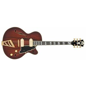 D'Angelico Deluxe 59 Satin Brown Burst kép