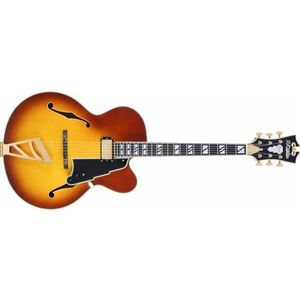 D'Angelico Excel Exl1 Dark Iced Tea Burst kép