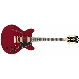 D'Angelico Excel DC Trans Cherry kép