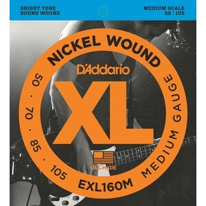 D'Addario EXL160M Basszusgitár húr kép