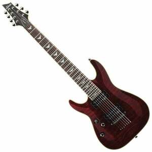 Schecter Omen Extreme-7 LH Black Cherry Elektromos gitár kép