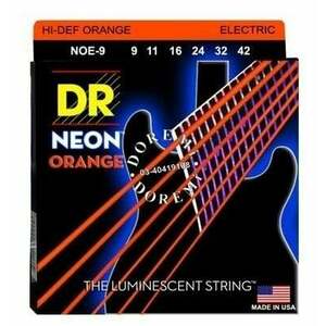 DR Strings NOE-9 Neon Elektromos gitárhúrok kép