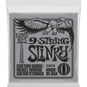 Ernie Ball 2628 Slinky 9 String Elektromos gitárhúrok kép