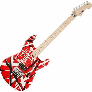 EVH Stripe Series Red with Black Stripes Elektromos gitár kép