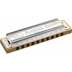 Hohner Marine Band 1896 Classic F Diatonikus szájharmonika kép