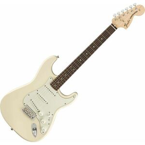 Fender Albert Hammond JR Stratocaster MN Olympic White Elektromos gitár kép