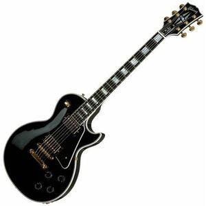 Gibson Les Paul Custom Gloss Ebony Elektromos gitár kép