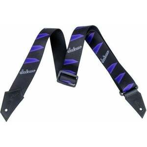 Jackson 299-4323-003 Textil gitár heveder Headstock Black/Purple kép