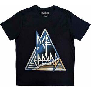 Def Leppard Ing Triangle Logo Unisex Navy Blue 2XL kép