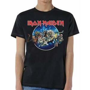 Iron Maiden Ing Wasted Years Circle Unisex Black L kép