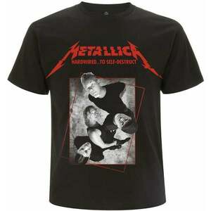 Metallica Ing Hardwired Band Concrete Unisex Black XL kép