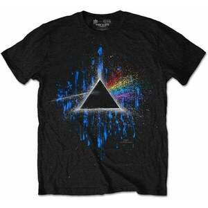 Pink Floyd Ing Dark Side of the Moon Blue Splatter Unisex Black L kép