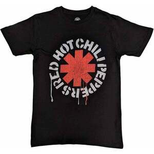 Red Hot Chili Peppers Ing Stencil Unisex Black L kép