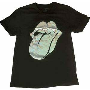 The Rolling Stones Ing Foil Tongue Womens Black XL kép