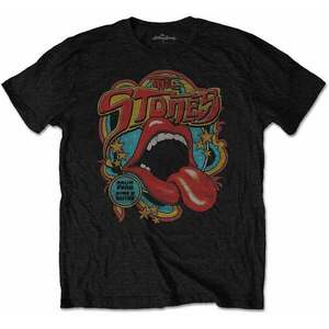 The Rolling Stones Ing Retro 70s Vibe Unisex Black 2XL kép