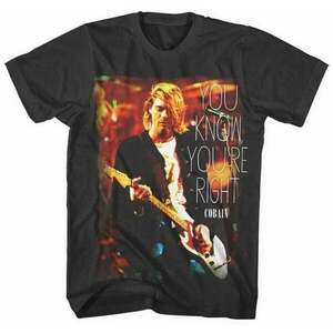 Kurt Cobain Ing You Know You're Right Unisex Black M kép