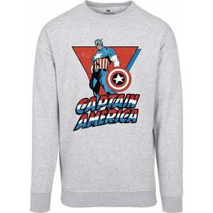 Captain America Ing Crewneck Grey M kép