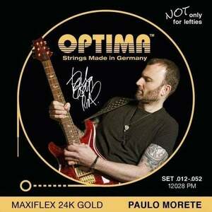 Optima 12028-PM 24K Gold Electrics Maxiflex Paolo Morete Signature Elektromos gitárhúrok kép