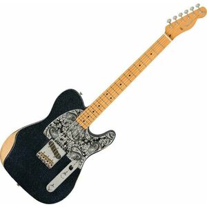 Fender Brad Paisley Esquire MN Black Sparkle Elektromos gitár kép