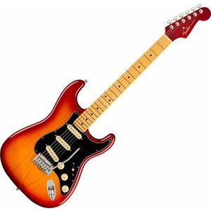 Fender Ultra Luxe Stratocaster MN Plasma Red Burst Elektromos gitár kép