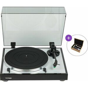 Thorens TD 402 DD Black Gloss Cleaning SET Black Hi-Fi Lemezjátszó kép