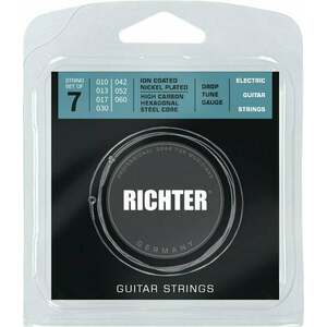 Richter Ion Coated Electric Guitar Strings 7 - 010-060 Elektromos gitárhúrok kép